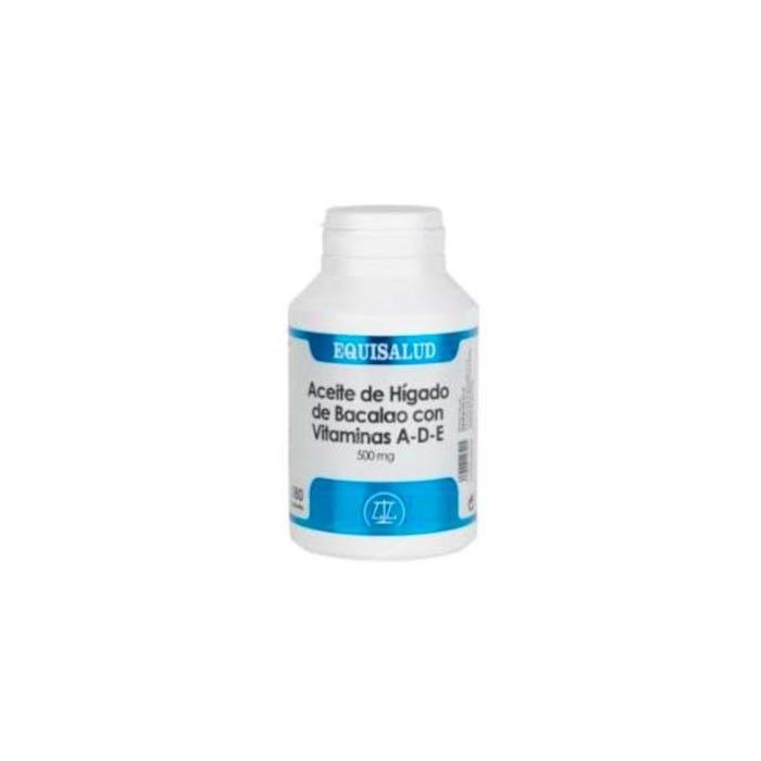 EQUISALUD Aceite Hígado de Bacalao con Vitaminas A, D y E, 180 Cápsulas