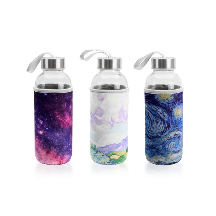 Botella de Agua Bewinner Vidrio 400 ml (24 Unidades) 1 Botella de Agua Bewinner Vidrio 400 ml (24 Unidades) 1