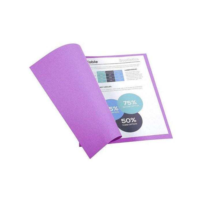 Subcarpeta Exacompta Forever 180 170G A4 Violeta Paquete De 100