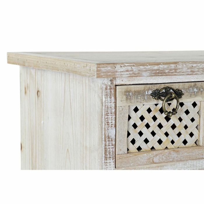 Cajonera DKD Home Decor Marrón claro Abeto Cottage Decapé 89 x 30 x 98 cm 4