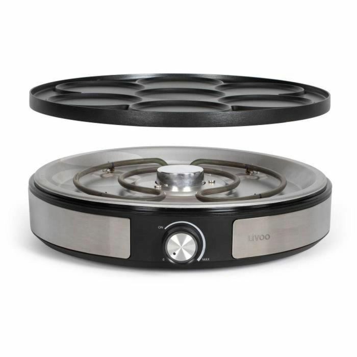 Livoo Crepera Reversible DOP247 1500W Placa Reversible 33cm o 7x10cm Antiadherente Termostato Regulable 3 Livoo Crepera Reversible DOP247 1500W Placa Reversible 33cm o 7x10cm Antiadherente Termostato Regulable 3