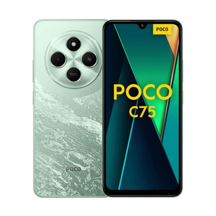 Xiaomi POCO MZB0I3TEU C75 Smartphone Verde 8GB RAM 256GB 6.88" 120Hz 50MP Cámara 5160mAh Batería Helio G81-Ultra Xiaomi POCO MZB0I3TEU C75 Smartphone Verde 8GB RAM 256GB 6.88" 120Hz 50MP Cámara 5160mAh Batería Helio G81-Ultra