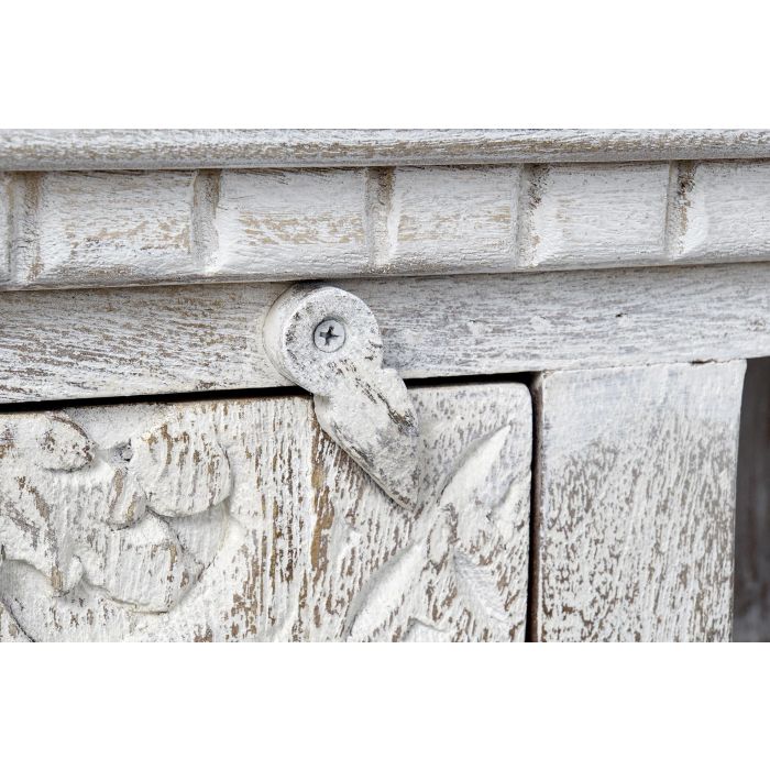 Mueble Tv Arabe DKD Home Decor Blanco 40 x 65 x 160 cm 4