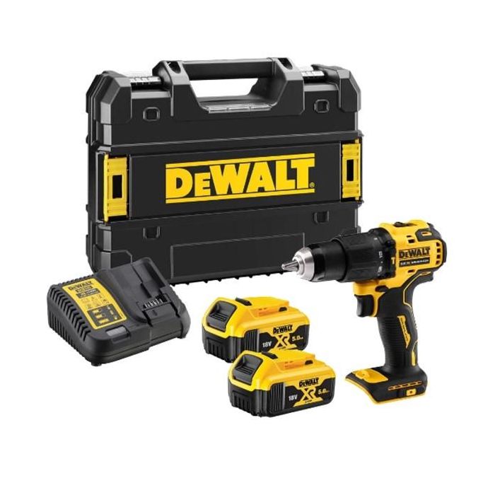 Dewalt DCD709P2T Taladro Percutor XR Sin Escobillas 2x18V Li-Ion 5Ah Dewalt DCD709P2T Taladro Percutor XR Sin Escobillas 2x18V Li-Ion 5Ah