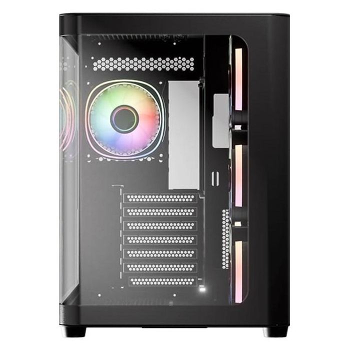 LC-Power Midi Tower 8001B Pro-Storm Dark Negra Vidrio Templado Gaming ATX ATX, micro ATX, Mini-ITX 5