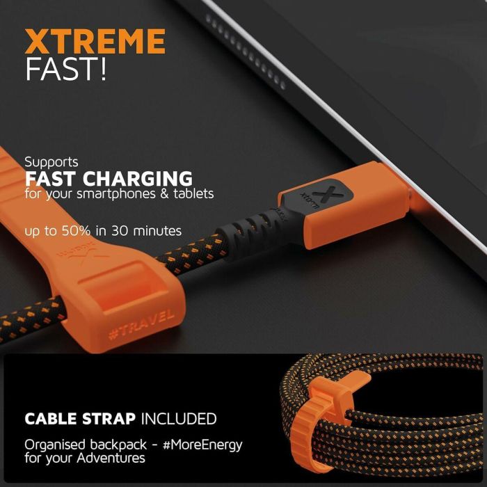 Cable USB Xtorm CXX2003 Naranja 2