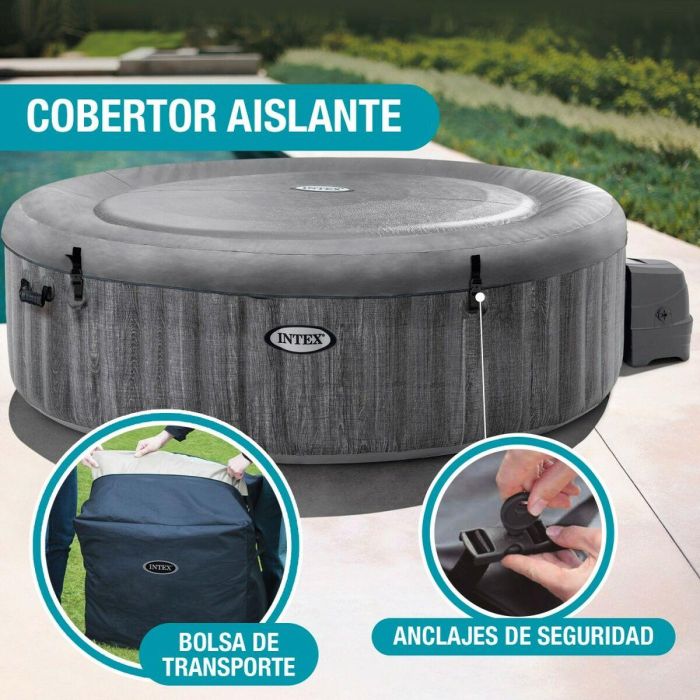 Spa Hinchable Intex Purespa Greywood Deluxe 28442EX 6 plazas 220-240 V 1741 l/h 1089 L 4 Spa Hinchable Intex Purespa Greywood Deluxe 28442EX 6 plazas 220-240 V 1741 l/h 1089 L 4