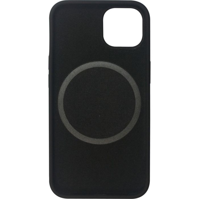 eSTUFF INFINITE ROME Funda Magnética para iPhone 13 - Negra - Silicona con 81% Material Reciclado