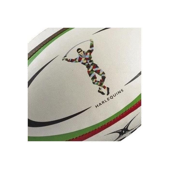 GILBERT REPLICA Pelota de Rugby - Arlequines - Tamaño Midi 1 GILBERT REPLICA Pelota de Rugby - Arlequines - Tamaño Midi 1