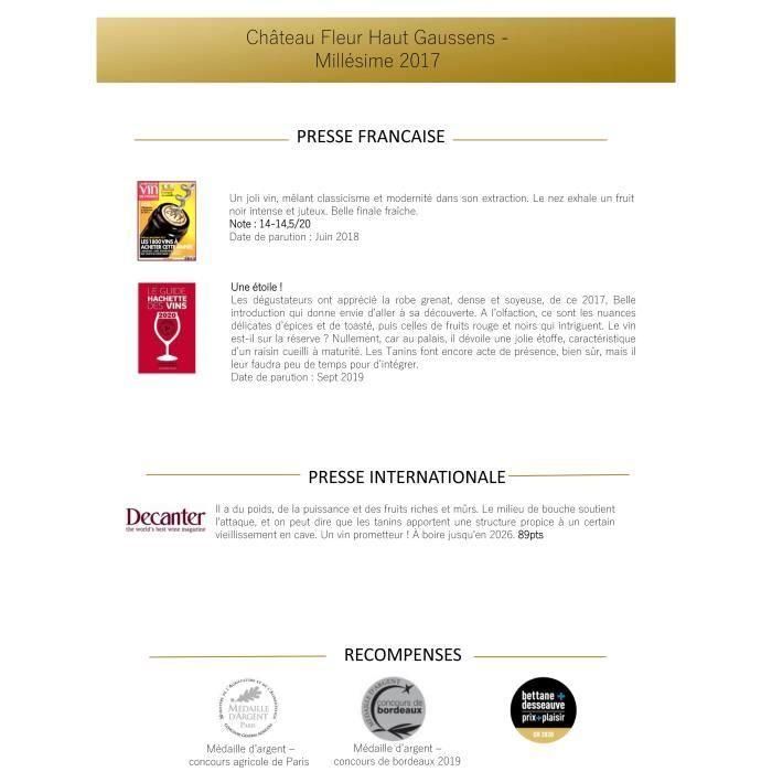 Château Fleur Haut Gaussens 2011 Bordeaux Supérieur - Vino tinto de Bordeaux 4 Château Fleur Haut Gaussens 2011 Bordeaux Supérieur - Vino tinto de Bordeaux 4