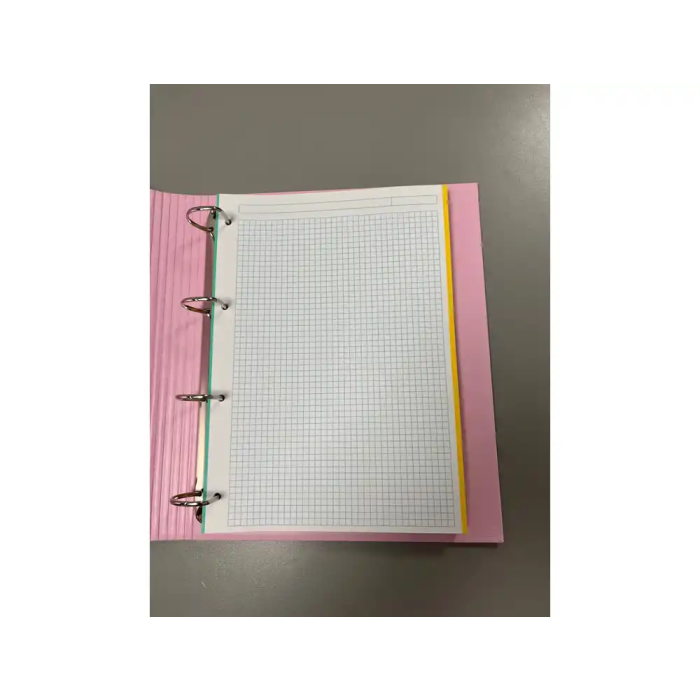 Pardo Carpeta con Recambio Din A4 Cartón Forrado 4 Anillas 35 mm Minimal Expositor 8 Unidades 3