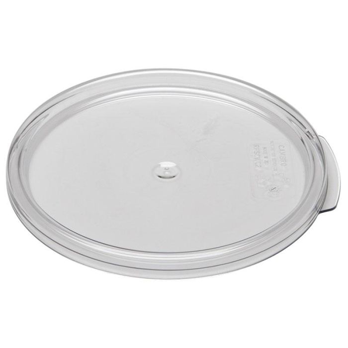 CAMBRO - RFSCWC2-135 - TAPA para recipiente redondo (no incluido) de 1,9 l. y 3,8 l. - 20,8 x 20,8 cm - Policarbonato - Transparente