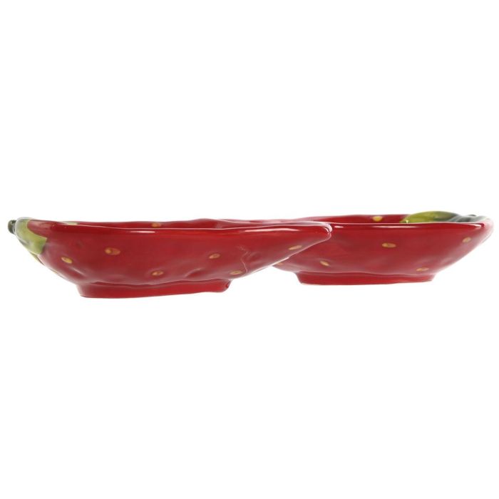 Bandeja Moderno DKD Home Decor Rojo 12.5 x 3.5 x 26 cm 1