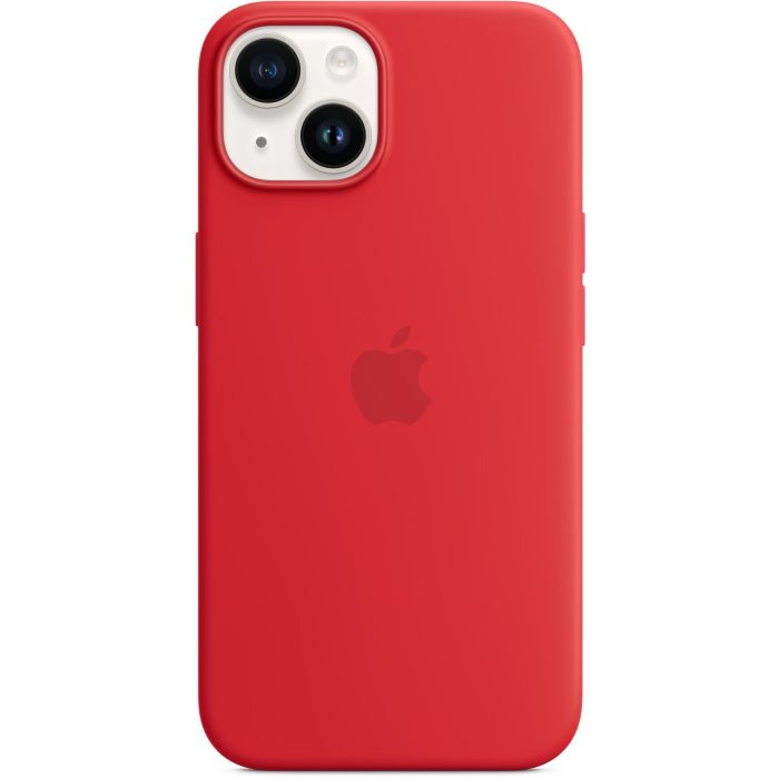 Apple MW5U3ZM/A Funda de Silicona MagSafe para iPhone 14 (6.1") – (PRODUCT)RED. Protección contra caídas y arañazos. 3