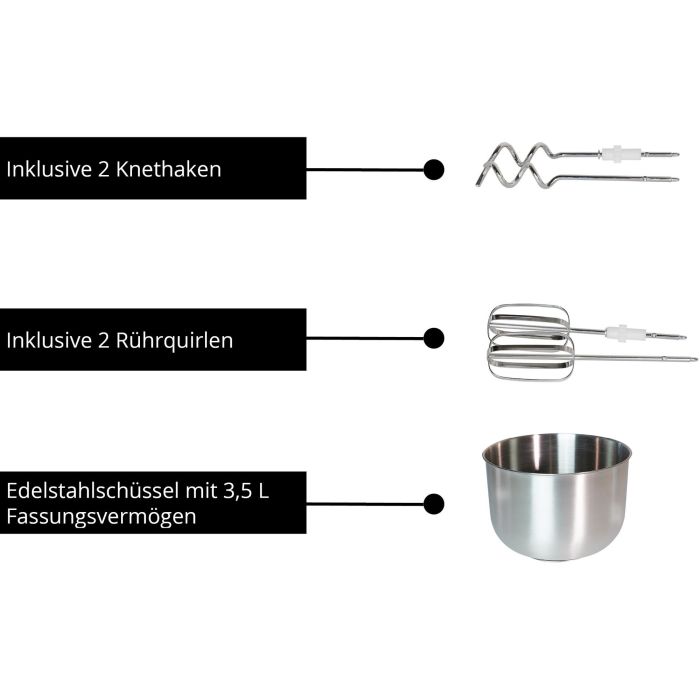 78720 Handmixer mit Rührschssel Hannah 8