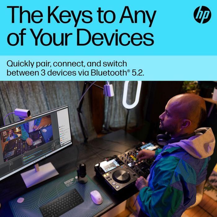 HP 350 Compact Multi-Device Bluetooth Keyboard 4 HP 350 Compact Multi-Device Bluetooth Keyboard 4