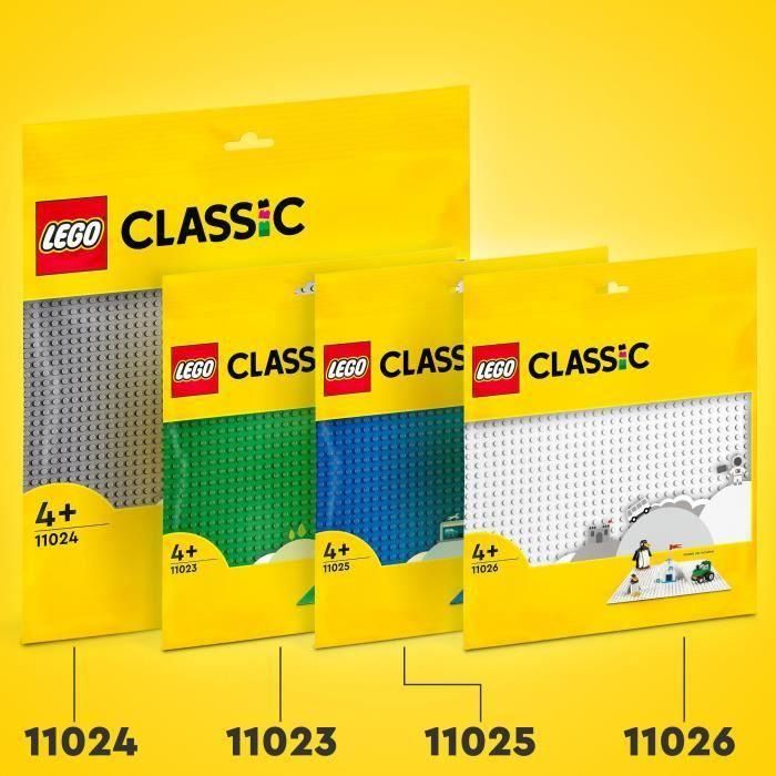 LEGO 11024 Classic The Grey Building Plate 48x48, Base Base para construir, ensamblar y exhibir 3