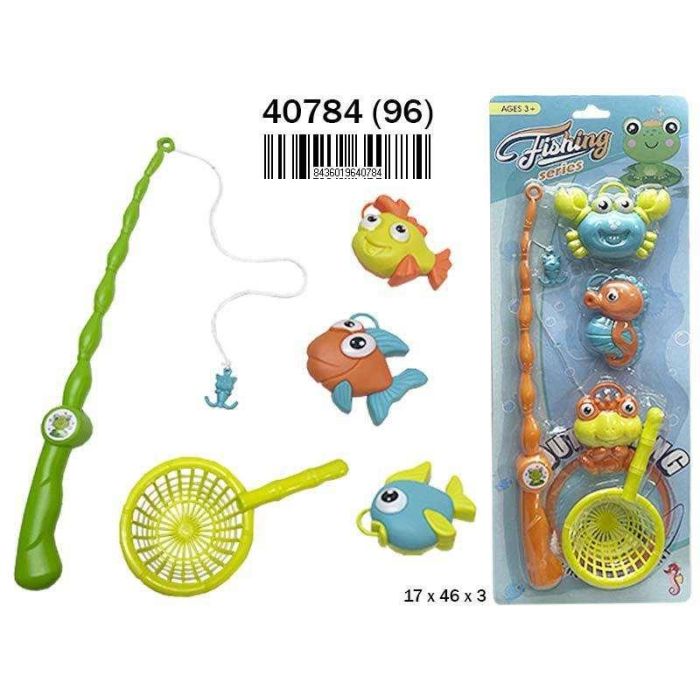 Juego de pesca con salabre 17x46x3 cm Juego de pesca con salabre 17x46x3 cm