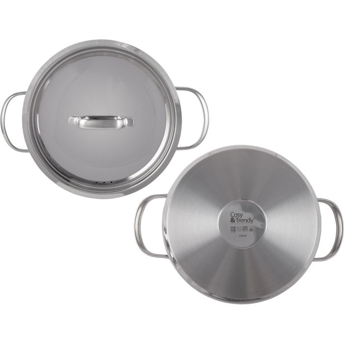 Cacerola - CÓMODA Y MODERNA - PARA USO DIARIO - Ø20 cm - Apta para todo tipo de cocinas, incluida la de inducción 1