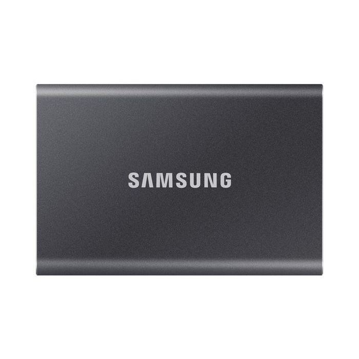 Samsung Disco Duro Externo SSD 2TB T7 NVMe USB-C 3.2 Gen 2, Gris, Lectura 1050MB/s, Escritura 1000MB/s Samsung Disco Duro Externo SSD 2TB T7 NVMe USB-C 3.2 Gen 2, Gris, Lectura 1050MB/s, Escritura 1000MB/s