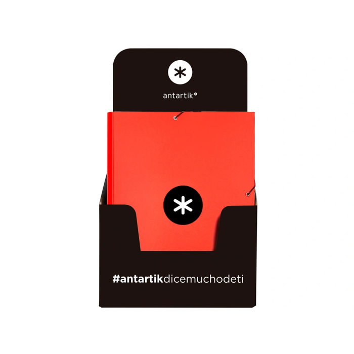 Antartik Carpeta de Gomas Tres Solapas Cartón Forrado A4 Colores Surtidos con Cierre de Gomas 2 Antartik Carpeta de Gomas Tres Solapas Cartón Forrado A4 Colores Surtidos con Cierre de Gomas 2