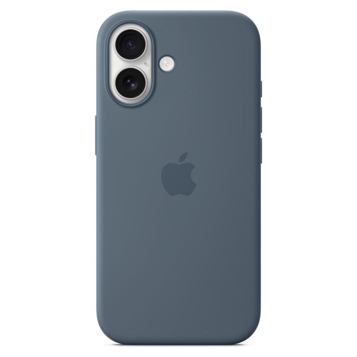 Apple MGEW4ZMA Funda de Silicona con MagSafe para iPhone 17 - Azul Ancla 3