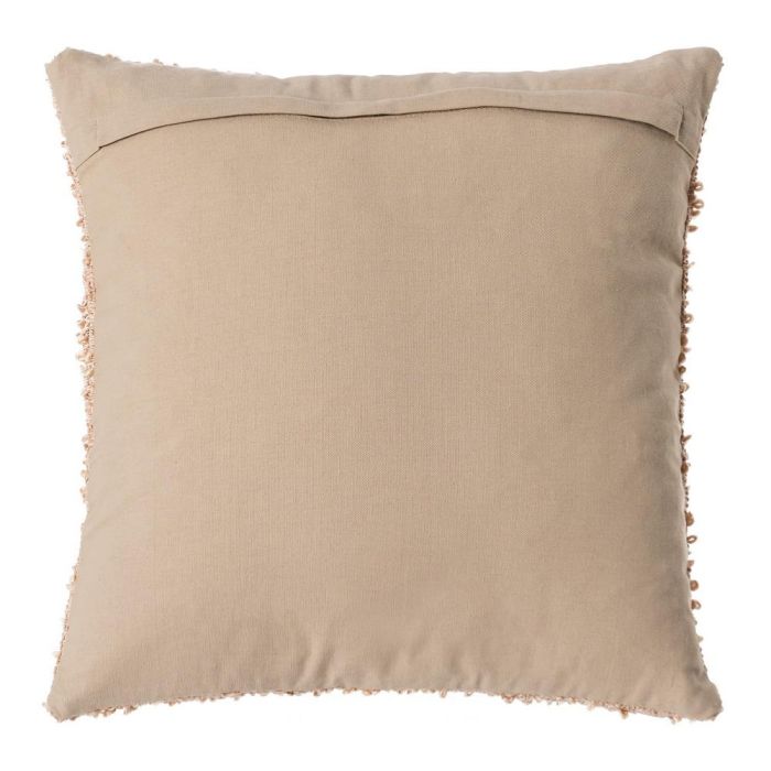 Cojín Marrón Viscosa-Algodón 50 X 50 cm