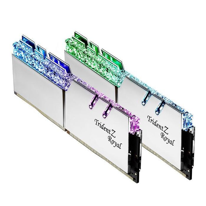 G.Skill F4-3600C16D-32GTRSC Trident Z Royal 32 GB (2x16GB) DDR4 3600 MHz DIMM CL16 Intel XMP para PC 0 G.Skill F4-3600C16D-32GTRSC Trident Z Royal 32 GB (2x16GB) DDR4 3600 MHz DIMM CL16 Intel XMP para PC 0