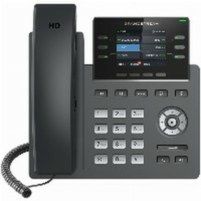 Grandstream Teléfono IP GRP-2613 para Empresas, 4 Líneas, Pantalla TFT de 2.4", Negro 4