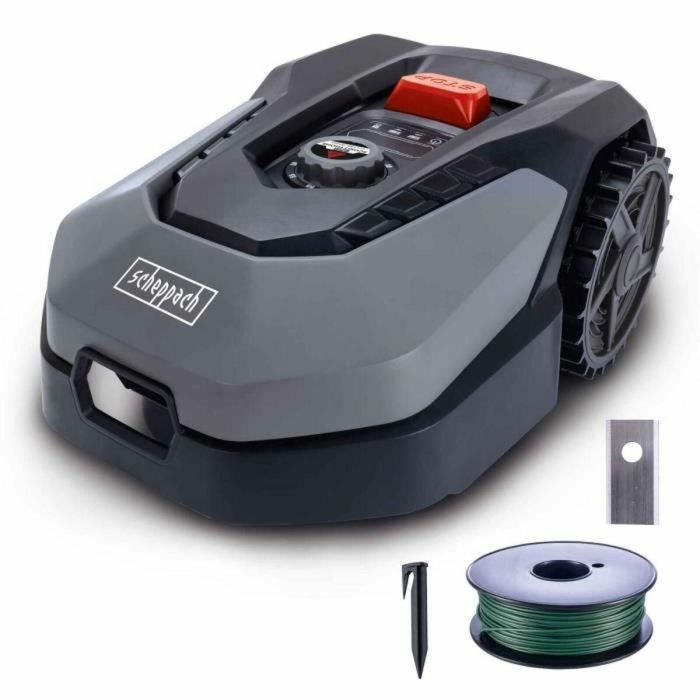 Scheppach SCH59130019944 Robot Cortacésped RoboCut L500 para 400 m² conectado Wi-Fi y Bluetooth, con sensor de lluvia y estación de carga Scheppach SCH59130019944 Robot Cortacésped RoboCut L500 para 400 m² conectado Wi-Fi y Bluetooth, con sensor de lluvia y estación de carga