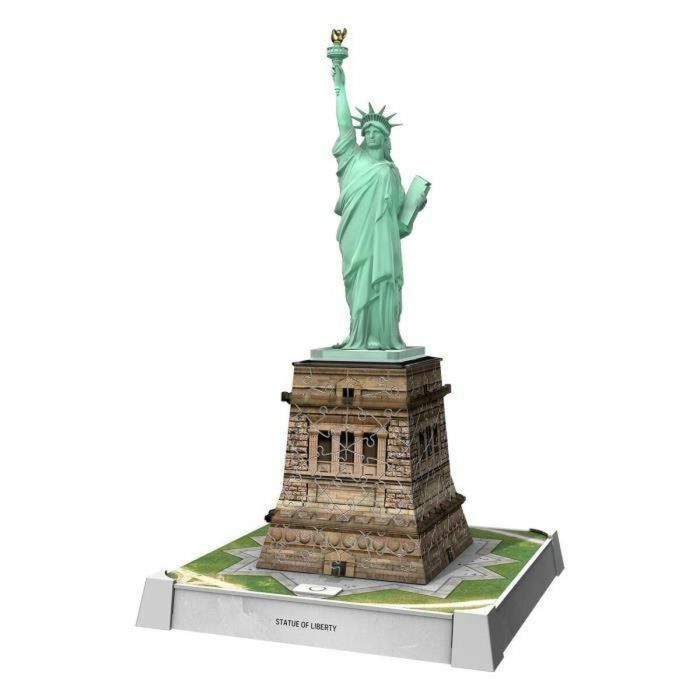 Ravensburger RAV12008027 Rompecabezas 3D icónico: Estatua de la Libertad iluminada 1 Ravensburger RAV12008027 Rompecabezas 3D icónico: Estatua de la Libertad iluminada 1