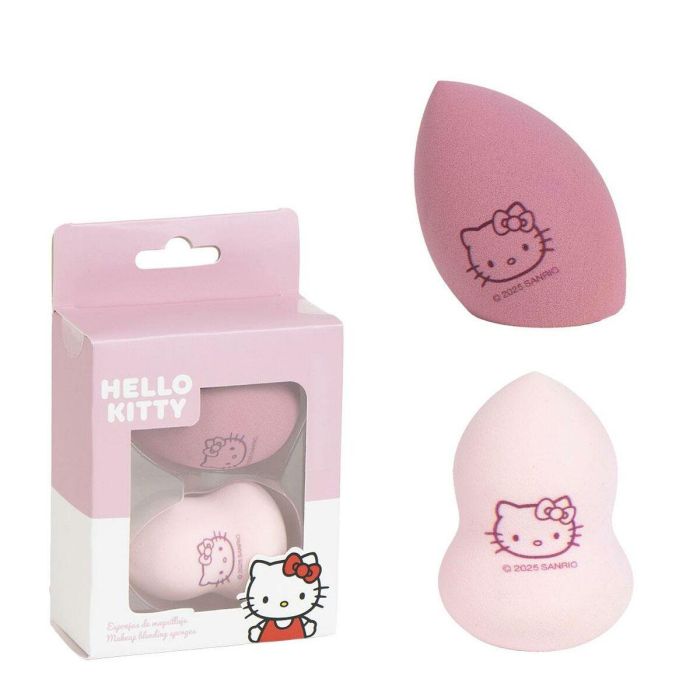 Hello Kitty Esponja de Maquillaje Rosa 4.5 x 6.0 x 4.5 cm