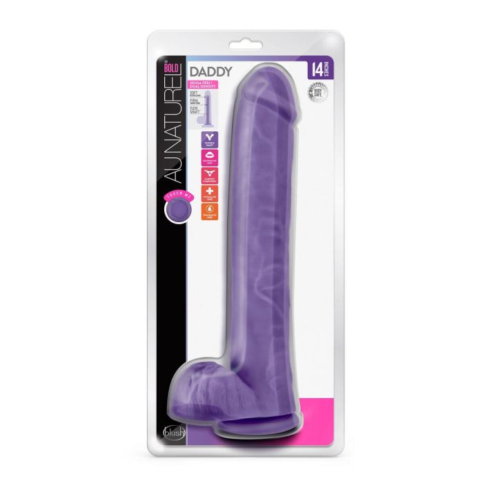 Dildo Blush Au Naturel Morado Ø 5,8 cm 2 Dildo Blush Au Naturel Morado Ø 5,8 cm 2