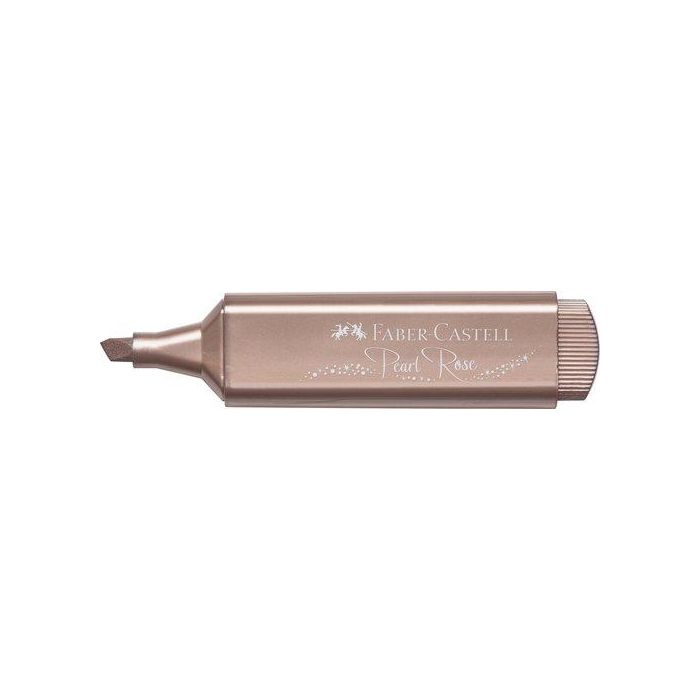 Marcador Fluor Faber-Castell Textliner 1546 Metalico Oro Rosa 10 unidades