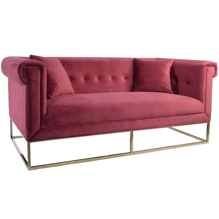 Sofa Item Home DKD Home Decor Granate Dorado 86 x 88 x 189 cm 5