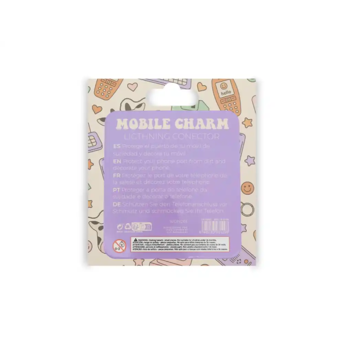 Wondee Funny Lightning Frog Charm Protector de puerto para móvil, tipo C o Lightning, 20x10x15 mm, colgante decorativo