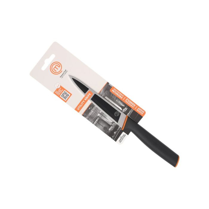 Cuchillo de Cocina MasterChef Negro Plateado 13 cm Multiusos (24 Unidades) 3 Cuchillo de Cocina MasterChef Negro Plateado 13 cm Multiusos (24 Unidades) 3