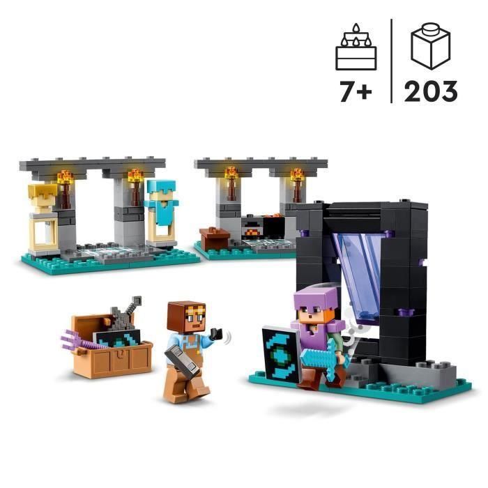 La Armería Minecraft 21252 Lego 1