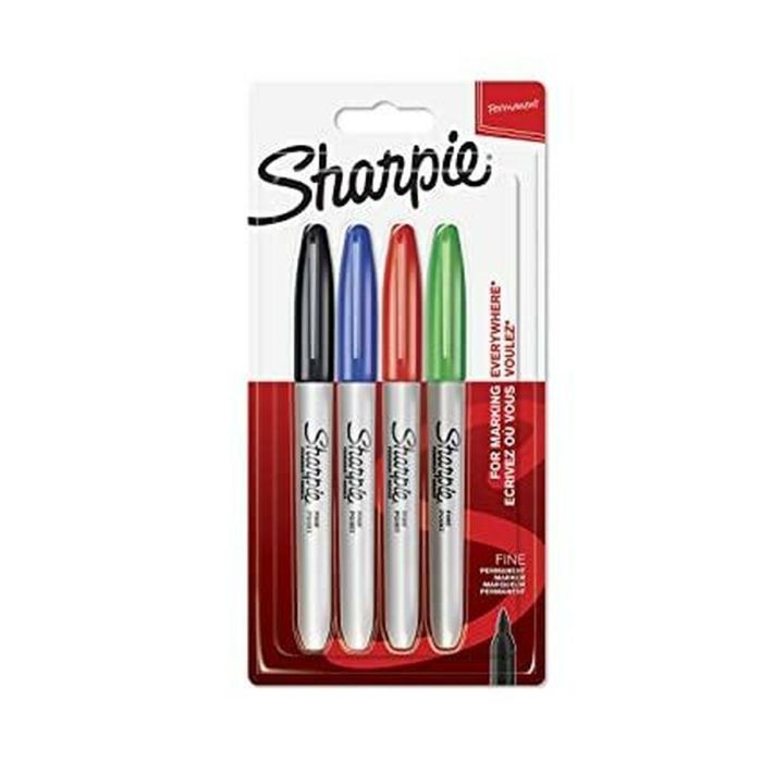 Set de Rotuladores Sharpie Multicolor 4 Piezas (3 Unidades) 1