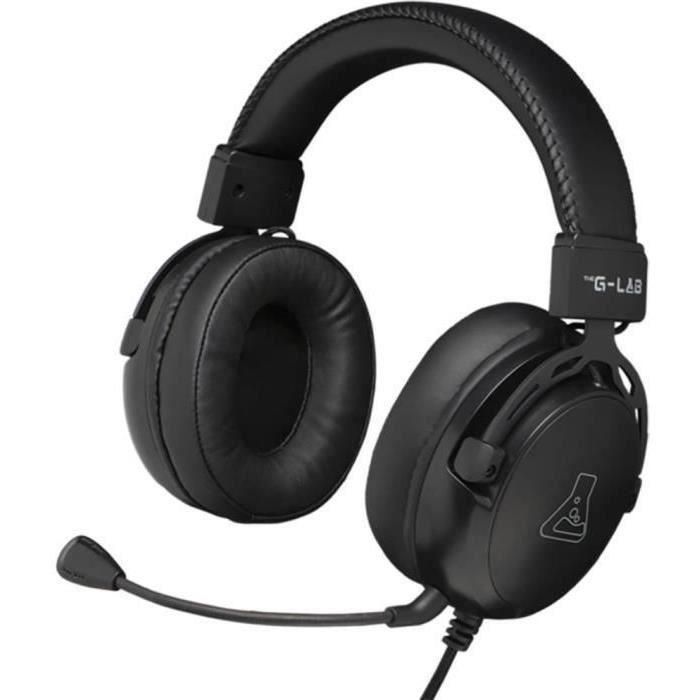 Auriculares Gaming con Cable - THE G-LAB - KORP TITANIUM - Micrófono - PC/PS4/Xbox One - Negro 2 Auriculares Gaming con Cable - THE G-LAB - KORP TITANIUM - Micrófono - PC/PS4/Xbox One - Negro 2