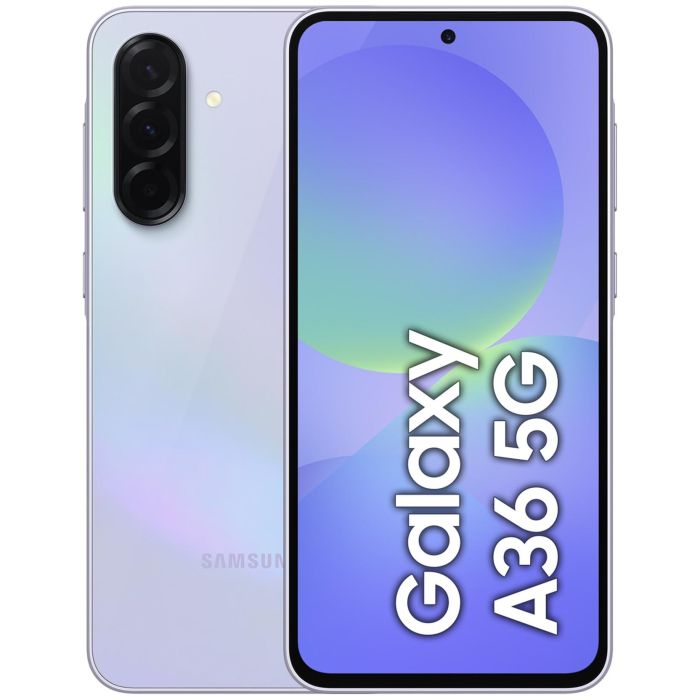 Samsung SM-A366BLVGEUB Galaxy A36 5G Smartphone 8GB RAM 256GB Almacenamiento 6.7" Super AMOLED 50MP IP67 Lavanda