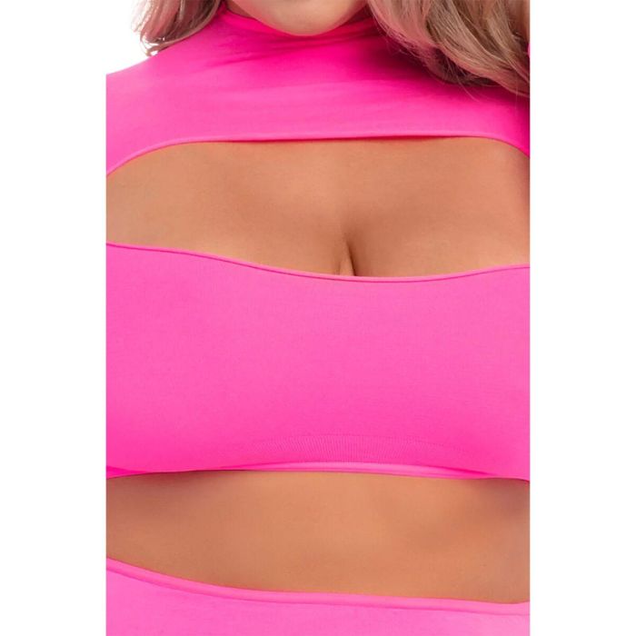 Conjunto de Lencería Pink Lipstick Rosa (3XL/4XL) 3