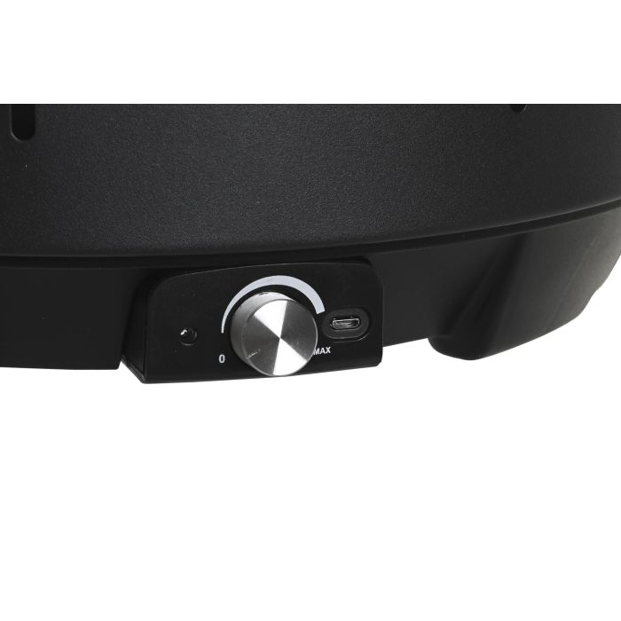 DKD Home Decor Barbacoa Negro Plateado Acero y PVC 34.5 x 25 x 34.5 cm 1