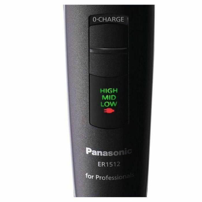 Panasonic ER1512 Cortapelos Profesional X-Taper Blade con Cuchillas de Titanio y DLC, Motor Rotativo, 70 min Autonomía, 5 Posiciones y 6 Peines 4 Panasonic ER1512 Cortapelos Profesional X-Taper Blade con Cuchillas de Titanio y DLC, Motor Rotativo, 70 min Autonomía, 5 Posiciones y 6 Peines 4