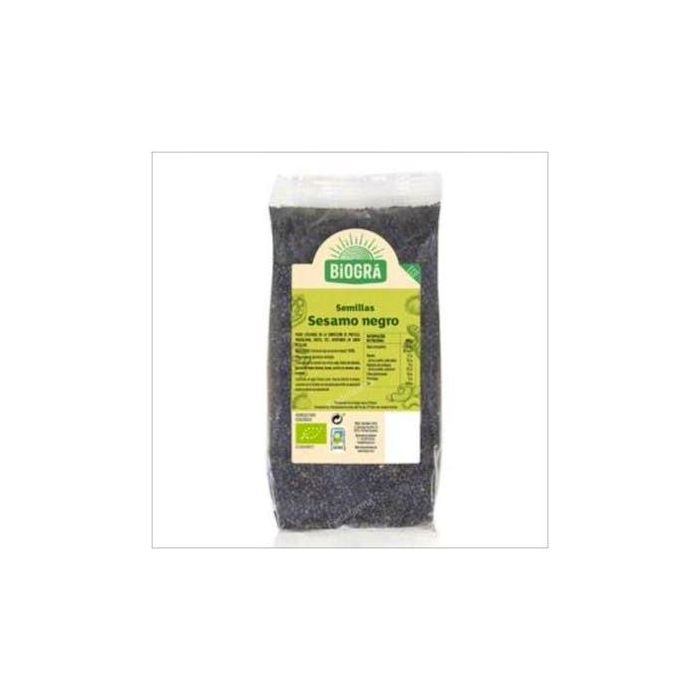 BIOGRA Sésamo Negro Bio 250g - Alto en Proteínas y Metionina, Sin Lactosa, Vegano
