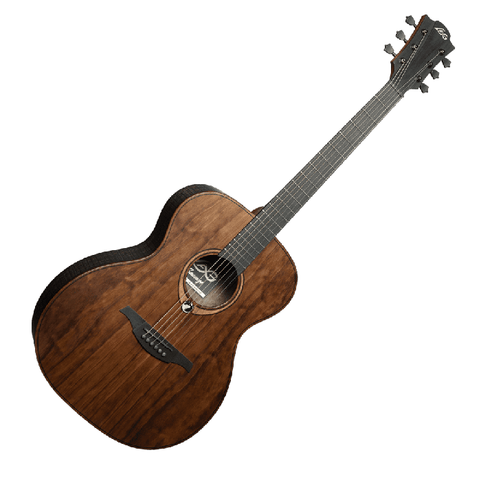 LAG Guitarra Acústica Auditorium Sauvage Lag Acabado Satinado Cuerpo de Eucalipto Tapa Maciza Brankowood 6 Cuerdas 2