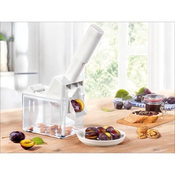 Deshuesador de ciruelas - LEIFHEIT - 37300 - Automático - Fácil y rápido - Hasta 15 kg - Blanco 1 Deshuesador de ciruelas - LEIFHEIT - 37300 - Automático - Fácil y rápido - Hasta 15 kg - Blanco 1