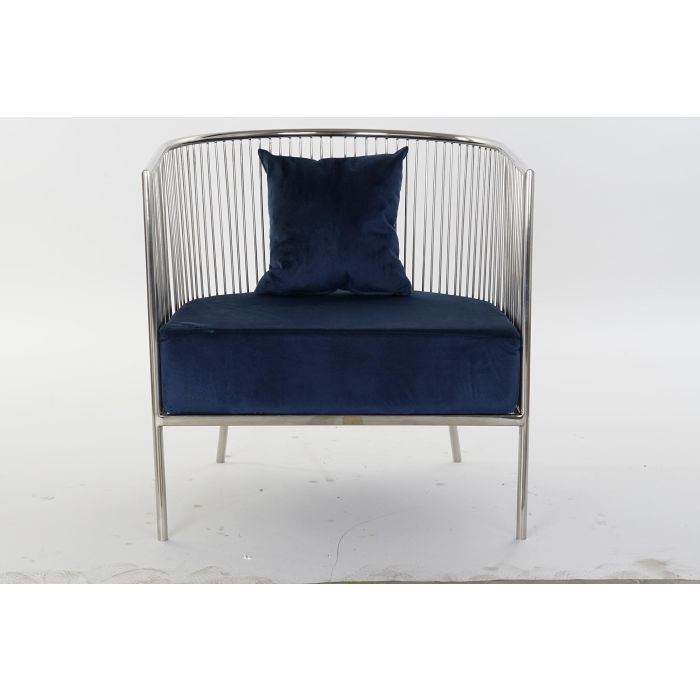 Butaca Moderno DKD Home Decor Azul Marino 69 x 70 x 66 cm 4 Butaca Moderno DKD Home Decor Azul Marino 69 x 70 x 66 cm 4