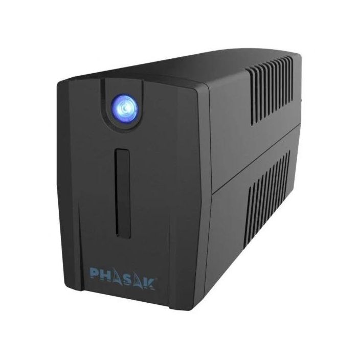 SAI Línea Interactiva Phasak Ottima 660 VA Interactive/ 660VA-360W/ 2 Salidas/ Formato Torre 1 SAI Línea Interactiva Phasak Ottima 660 VA Interactive/ 660VA-360W/ 2 Salidas/ Formato Torre 1