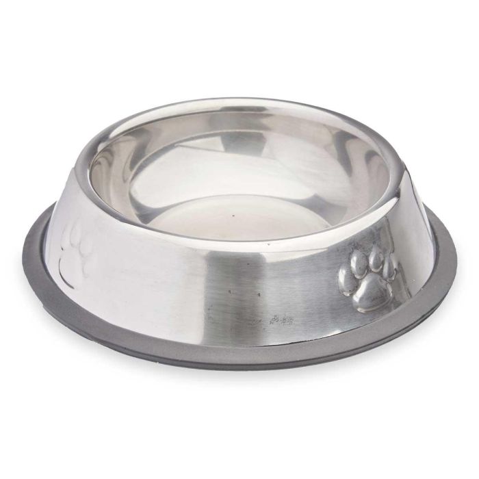 Comedero Mascota Metalico 16Cm Huellas Goma Mascow (24 Unidades) 1 Comedero Mascota Metalico 16Cm Huellas Goma Mascow (24 Unidades) 1